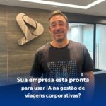 sócio diretor em frente ao logo dynamic